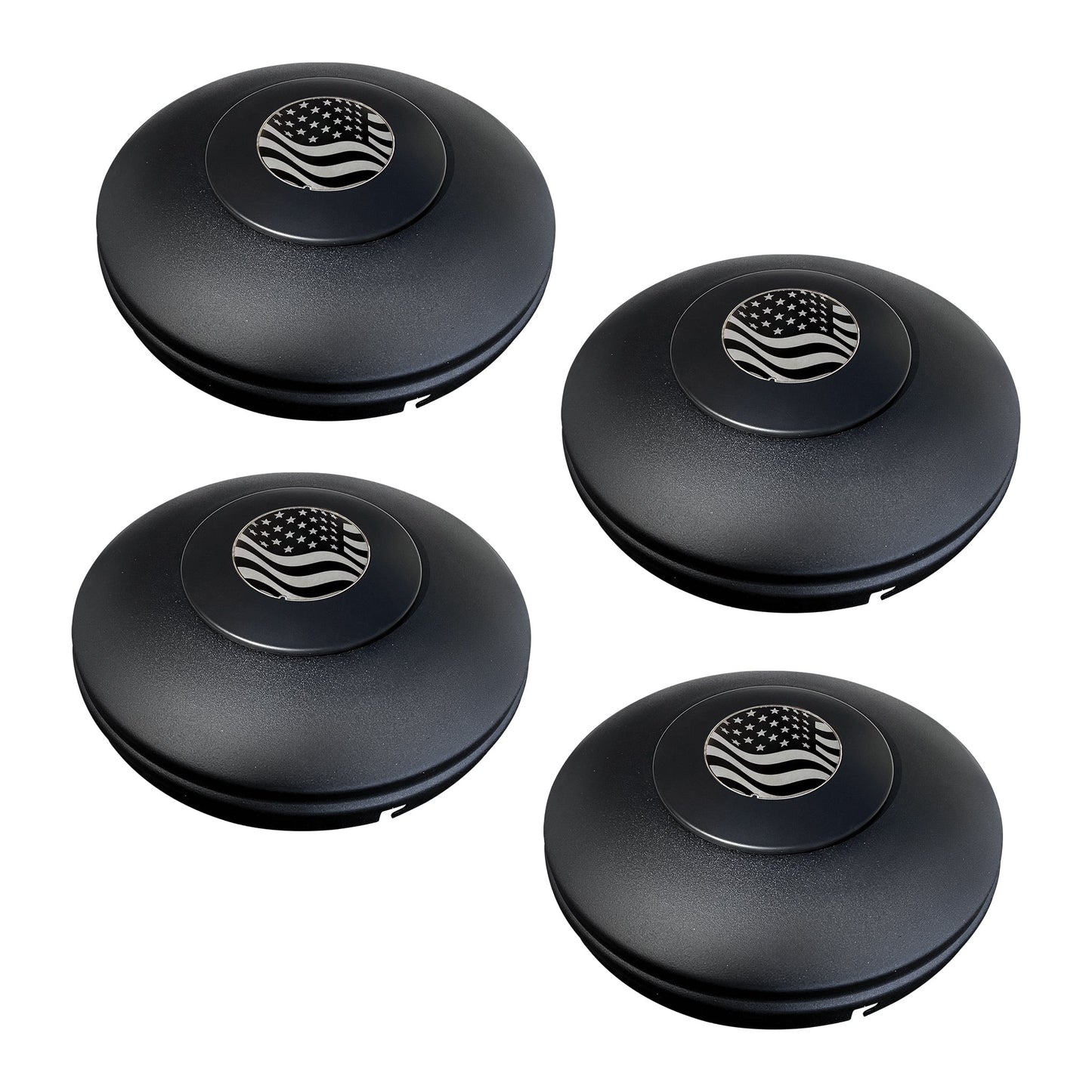 Rear Twist & Lock Baby Moon with Real Logo Floaters Kit (4 Covers) – Drive Axle 5/8" bolts